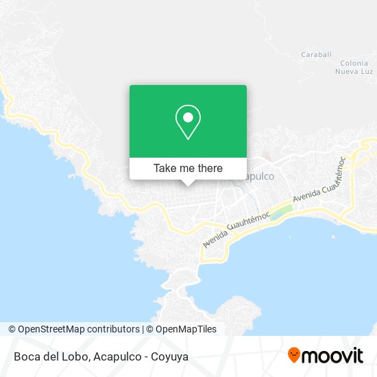 Boca del Lobo map