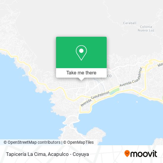 Tapicería La Cima map