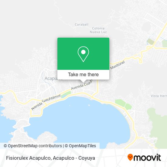 Fisiorulex Acapulco map