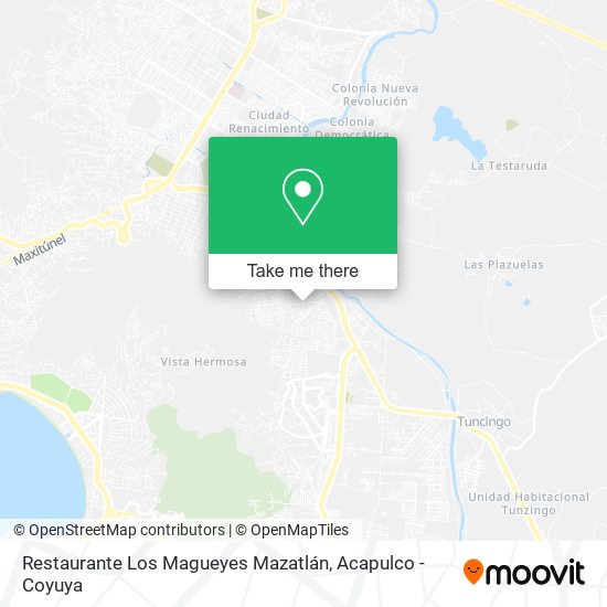 Restaurante Los Magueyes Mazatlán map