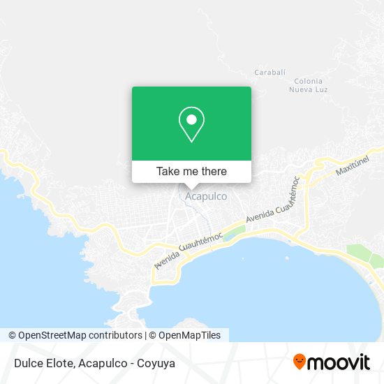 Dulce Elote map