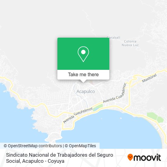 Mapa de Sindicato Nacional de Trabajadores del Seguro Social