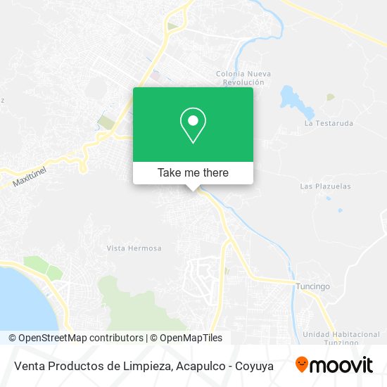 Mapa de Venta Productos de Limpieza