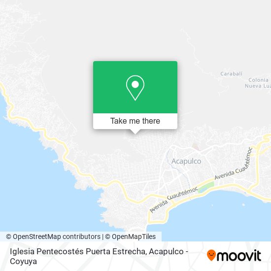 Mapa de Iglesia Pentecostés Puerta Estrecha