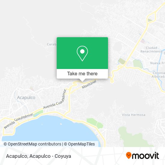 Acapulco map