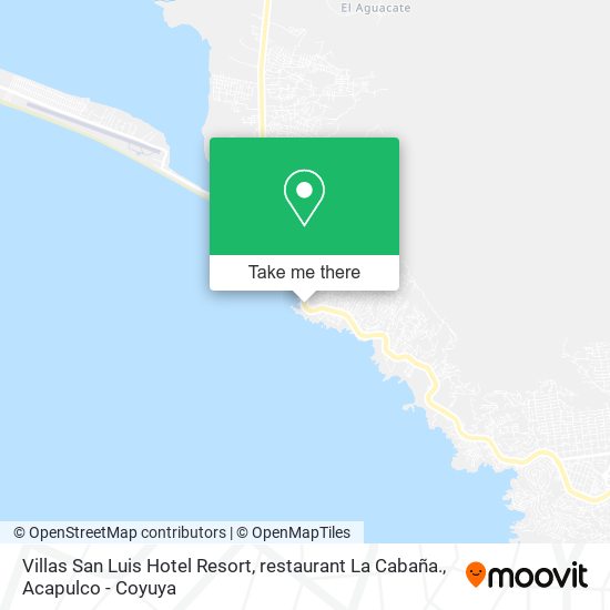 Villas San Luis Hotel Resort, restaurant La Cabaña. map