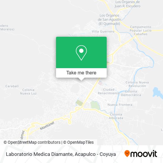 Laboratorio Medica Diamante map