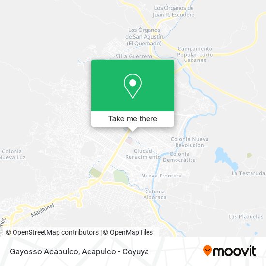 Gayosso Acapulco map