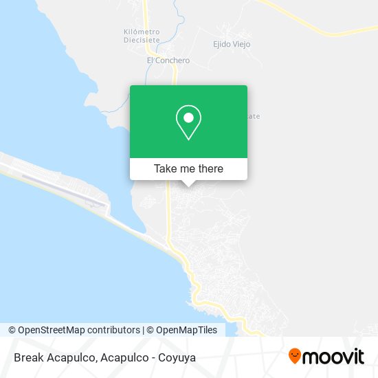 Mapa de Break Acapulco
