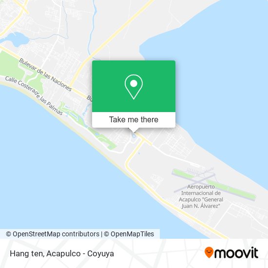 Hang ten map