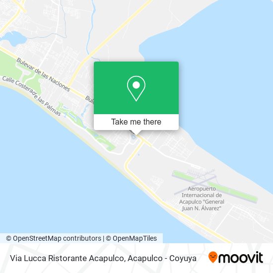 Via Lucca Ristorante Acapulco map