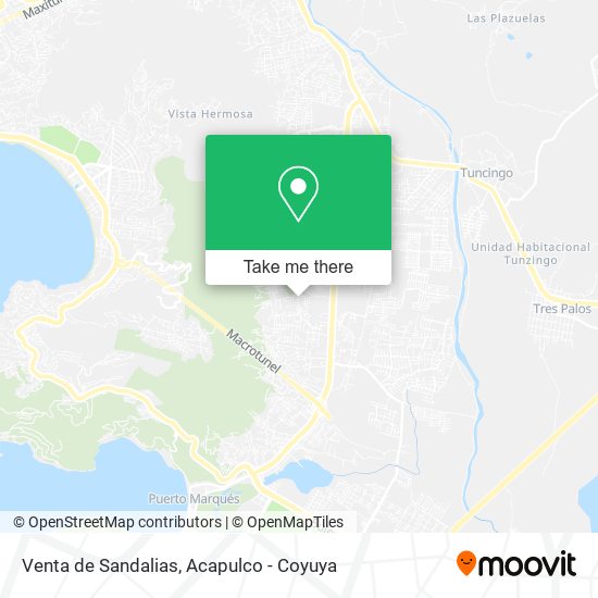 Venta de Sandalias map