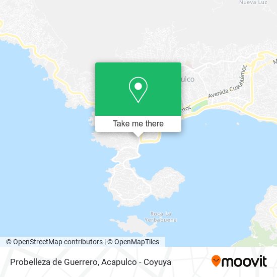 Mapa de Probelleza de Guerrero