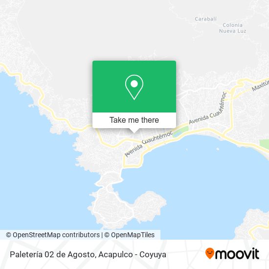 Paletería 02 de Agosto map