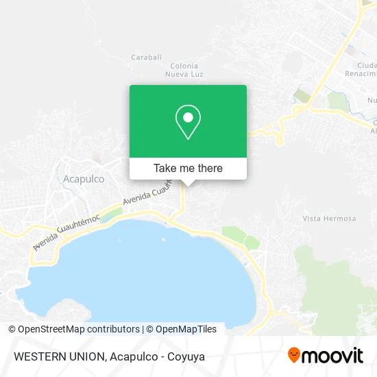 WESTERN UNION map