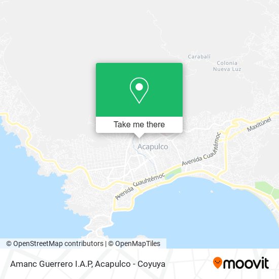Mapa de Amanc Guerrero I.A.P