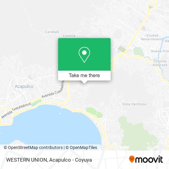 Mapa de WESTERN UNION