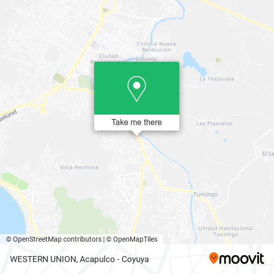 WESTERN UNION map