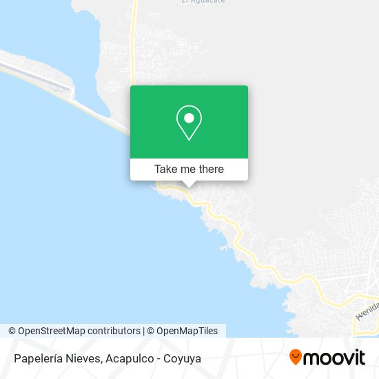 Papelería Nieves map
