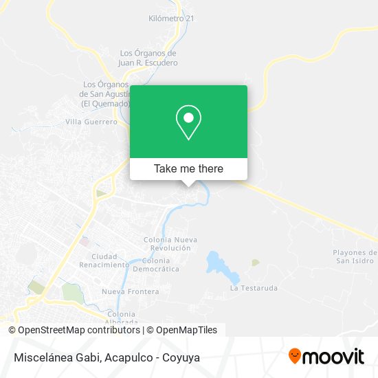 Miscelánea Gabi map