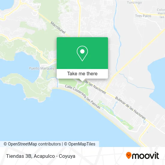 Tiendas 3B map