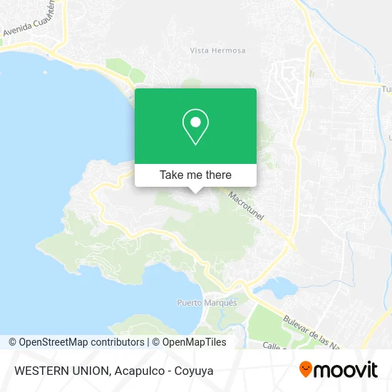 Mapa de WESTERN UNION
