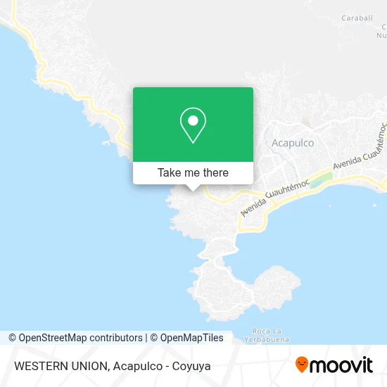 WESTERN UNION map