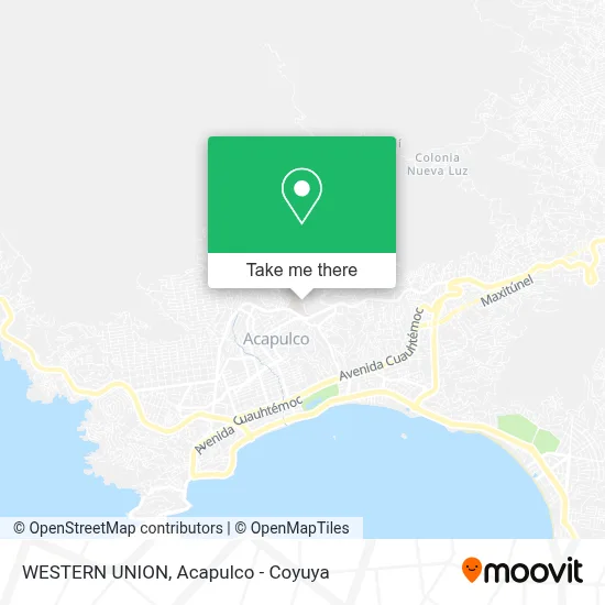 WESTERN UNION map