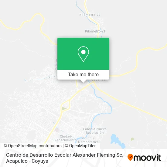 Centro de Desarrollo Escolar Alexander Fleming Sc map