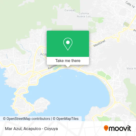 Mar Azul map