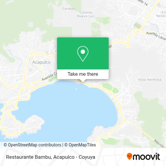 Restaurante Bambu map