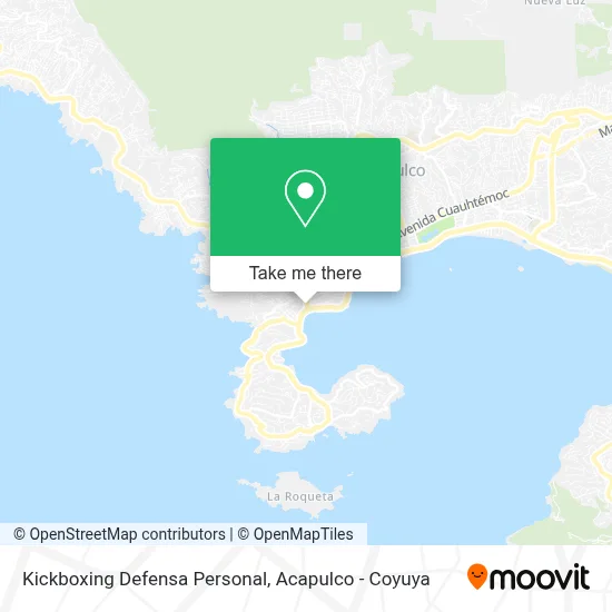 Kickboxing Defensa Personal map