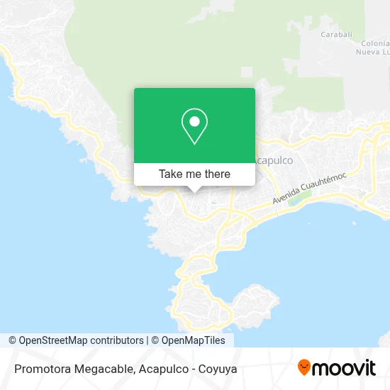 Promotora Megacable map