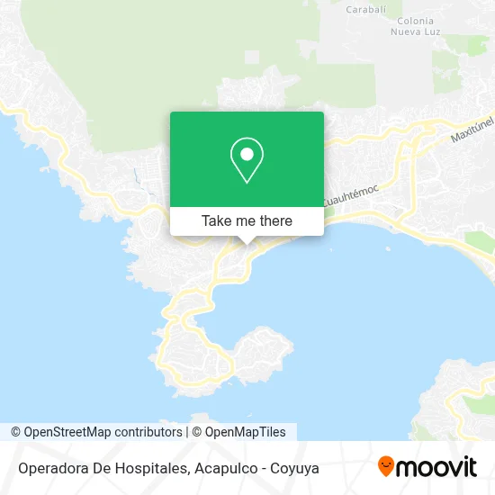 Operadora De Hospitales map