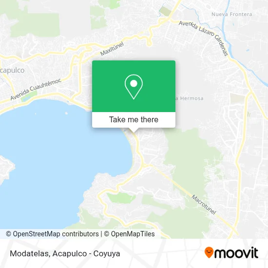 Modatelas map