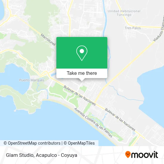 Glam Studio map