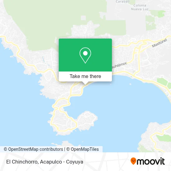El Chinchorro map