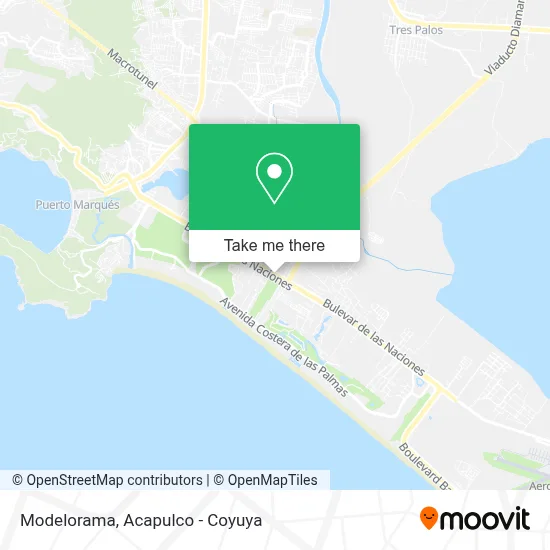 Modelorama map