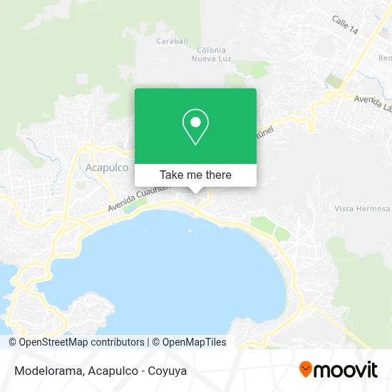 Modelorama map