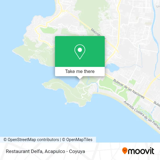 Restaurant Delfa map