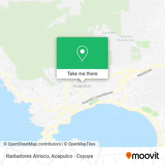 Radiadores Atrisco map