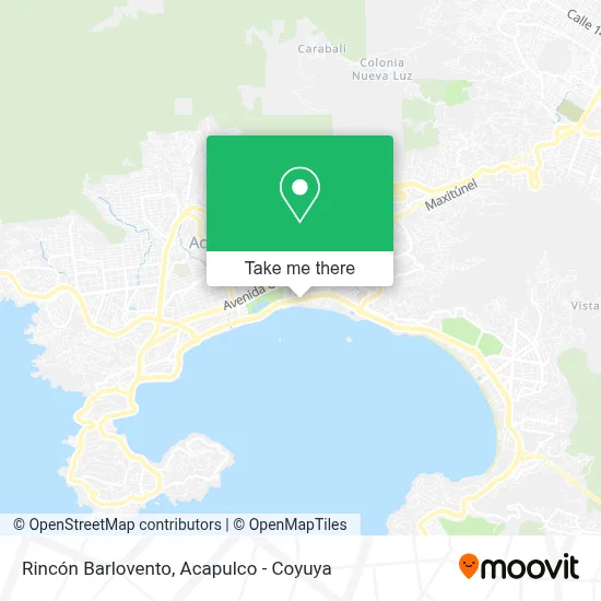 Rincón Barlovento map