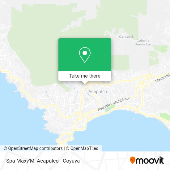 Spa Maxy'M map