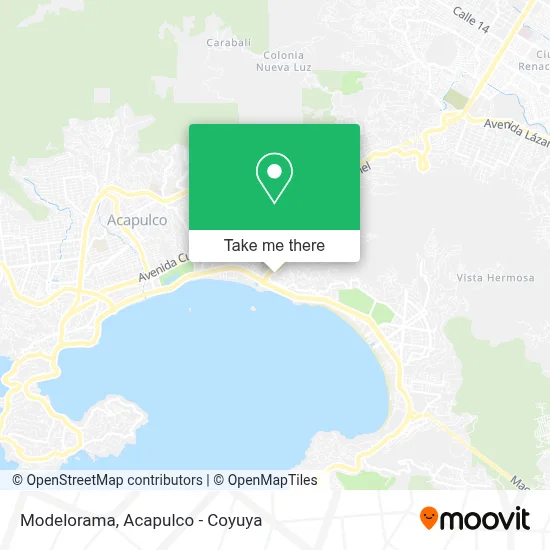 Modelorama map