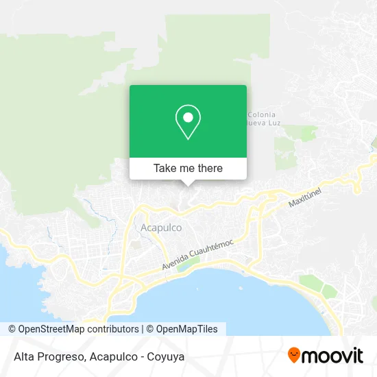Alta Progreso map