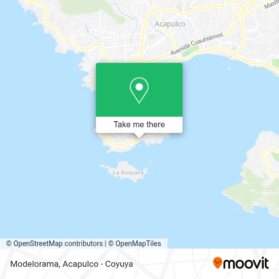 Modelorama map