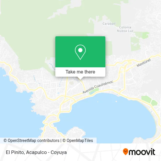 El Pinito map