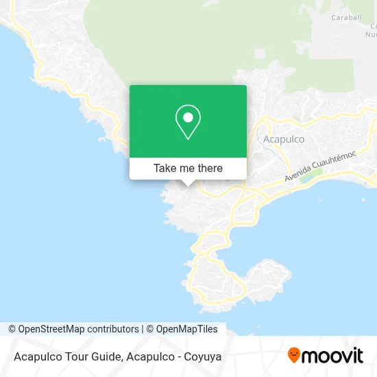 Acapulco Tour Guide map