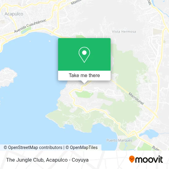 The Jungle Club map