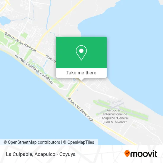 La Culpable map